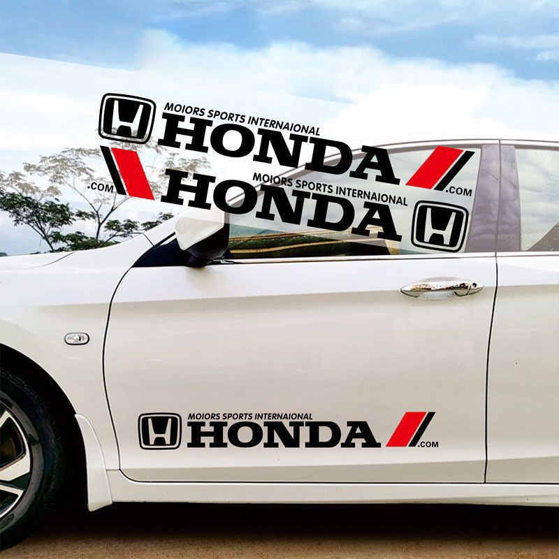 Sticker mobil honda sticker terbaru logo mobil honda cocok untuk semua jenis mobil honda