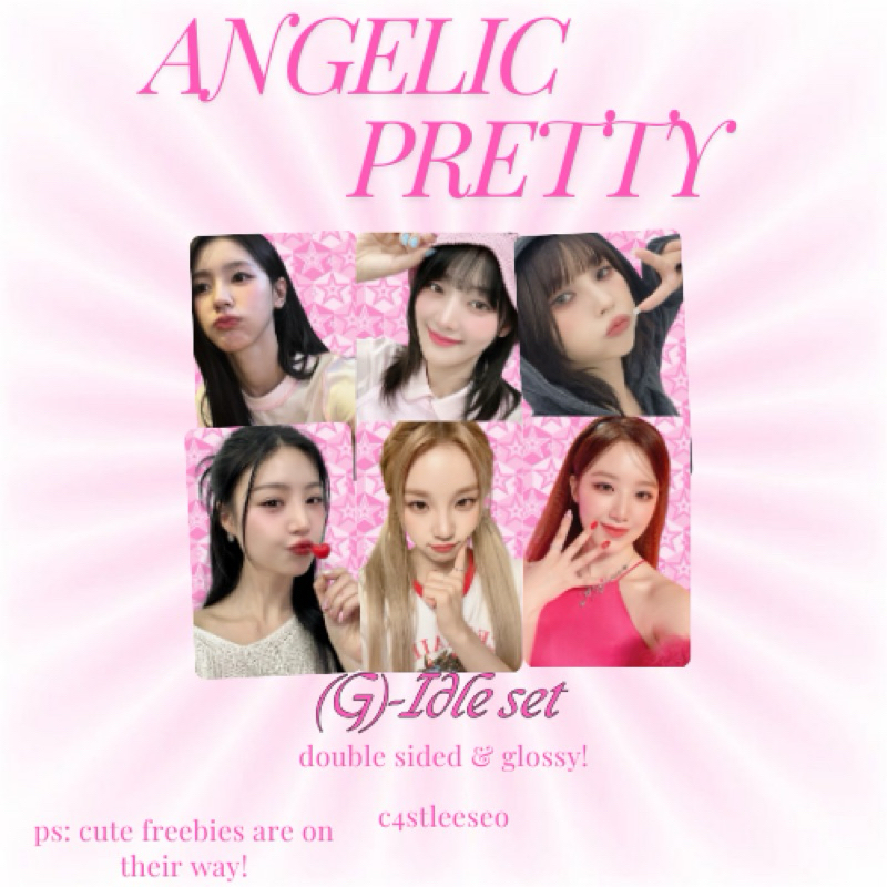 fanmade deco gidle g-idle photocard kpop unofficial (jangan pilih spx) [jangan lupa co packing~]