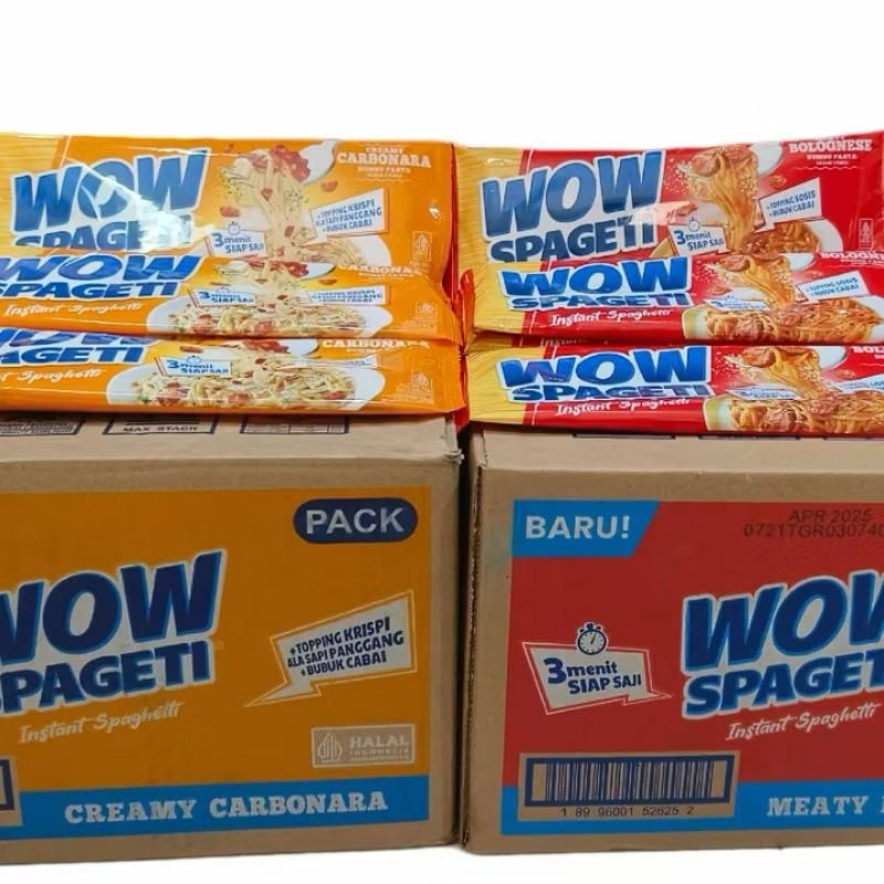 

WOW spagetti 1 dus / carbonara 1 dus / / bolognes 1 dus 40pcs