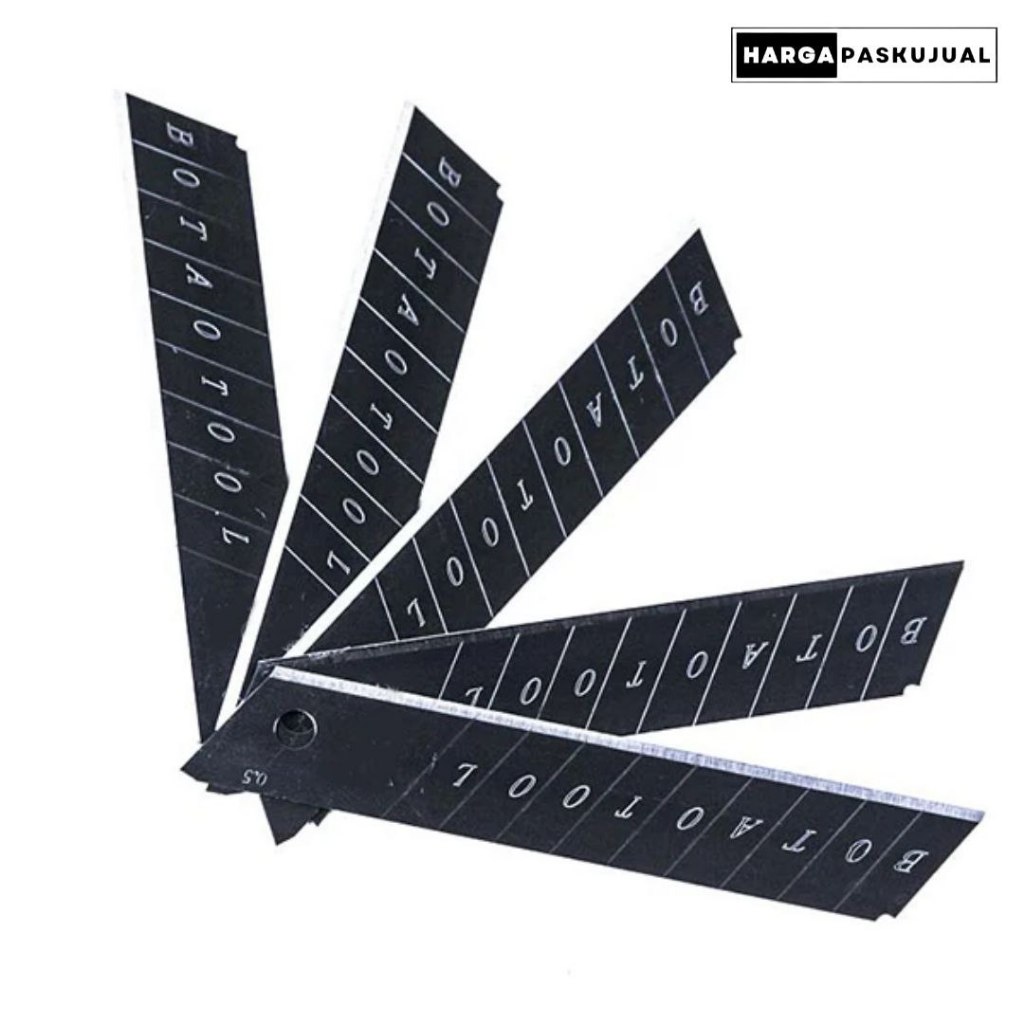 

Refill Cutter Baja Hitam 18mm isi ulang kater besar hitam Lebar 18mm