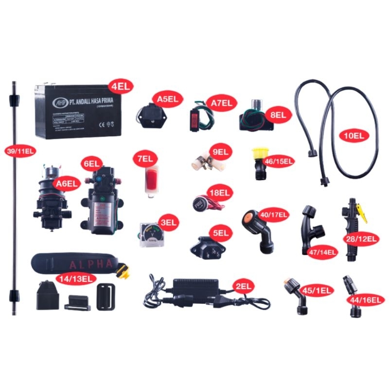 Charger Tangki Aki AHP Cas Tangki Pertanian Perkebunan