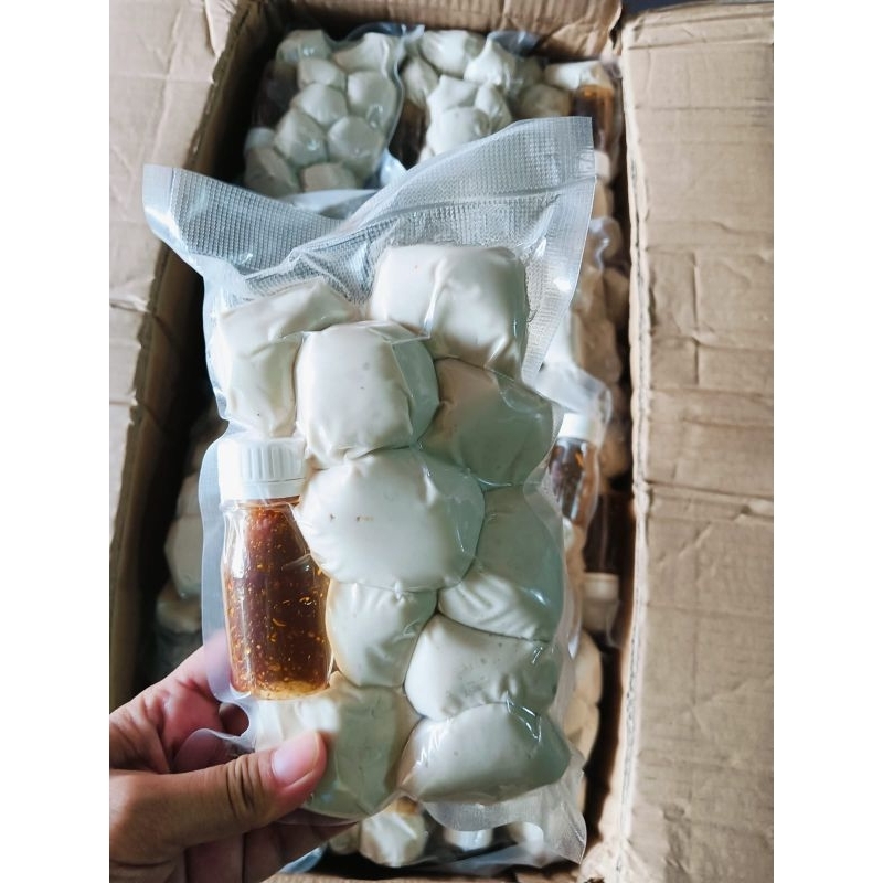 

Basreng mentah chili oil ikan tenggiri premium