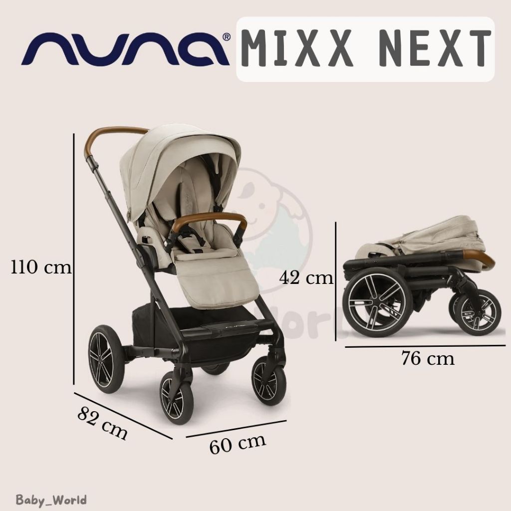 Stroller Nuna Mixx Next Reversible/ Kereta Dorong Bayi Dua Arah RB5