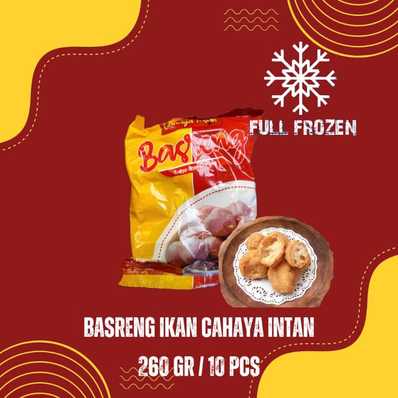 

Basreng (Baso Goreng) Ikan Cahaya Intan Full Frozen 260 Gr / 10 Pcs