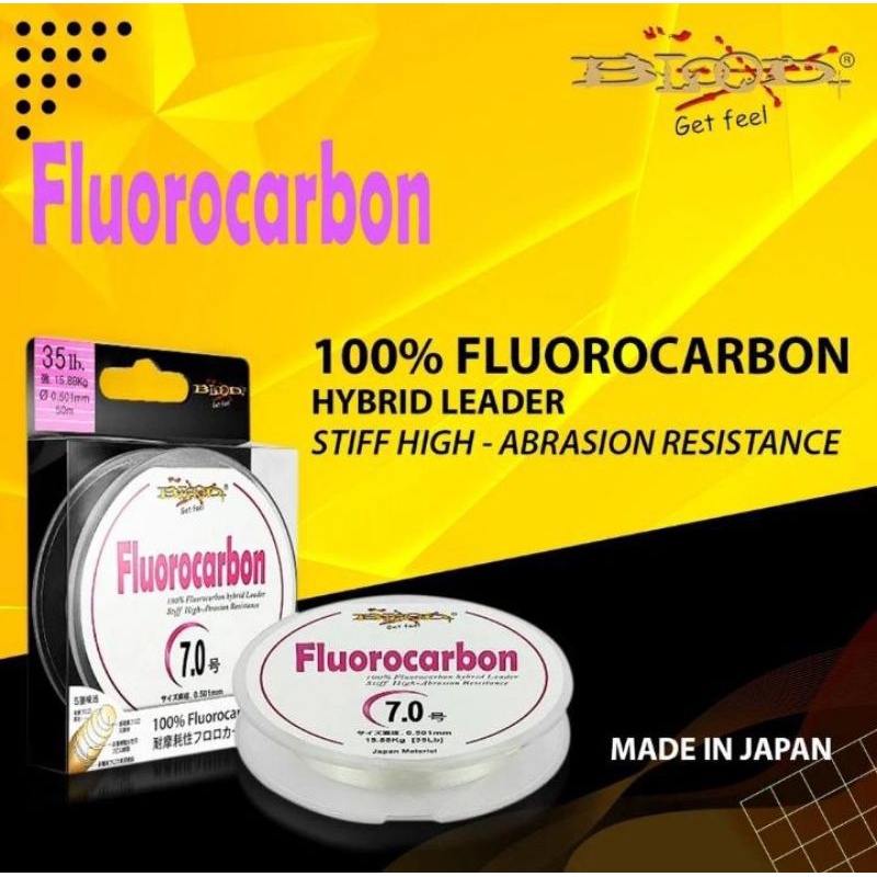 Senar Leader Blood 100% Fluorocarbon Line 50m