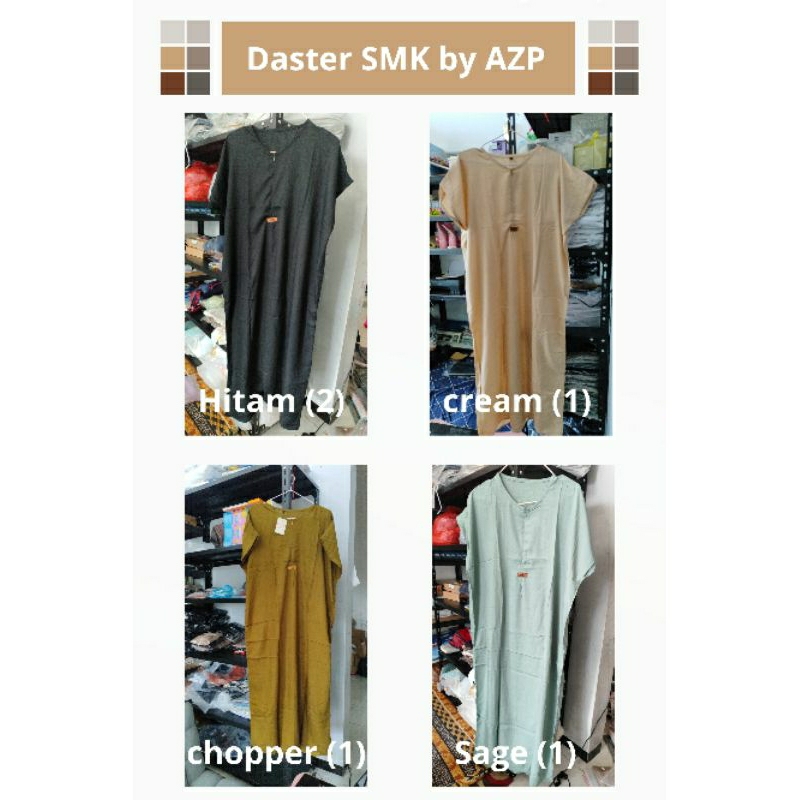 Daster SeMata Kaki (SMK)/ daster/baju dinas rumah busui friendly by AZP