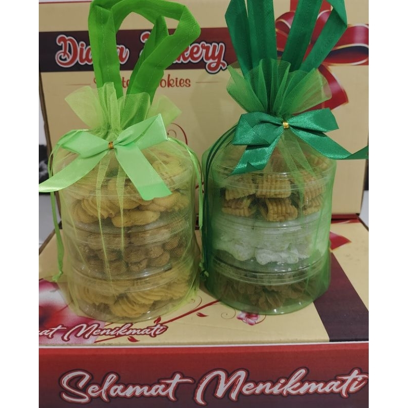 

paket cookies 3 in 1 toples 250 gram) paket kue kering premium