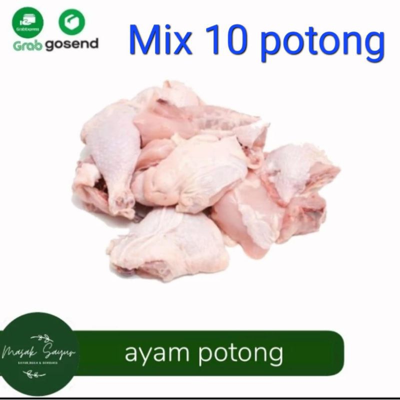 

Karkas ayam potong Mix10 potong