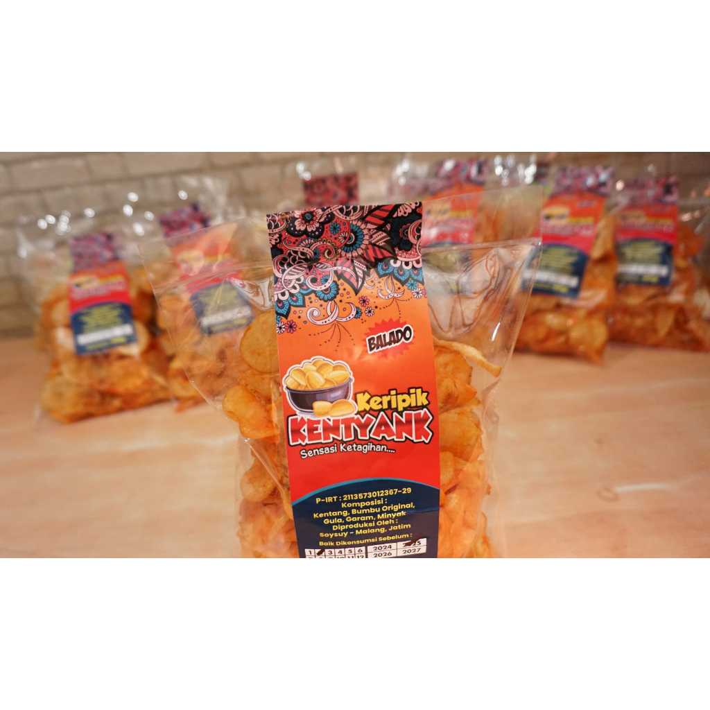 

Keripik Kentyank Balado 100gr