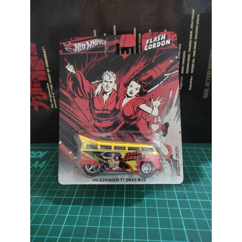 hot wheels VW T1 Drag Bus Flash Gordon