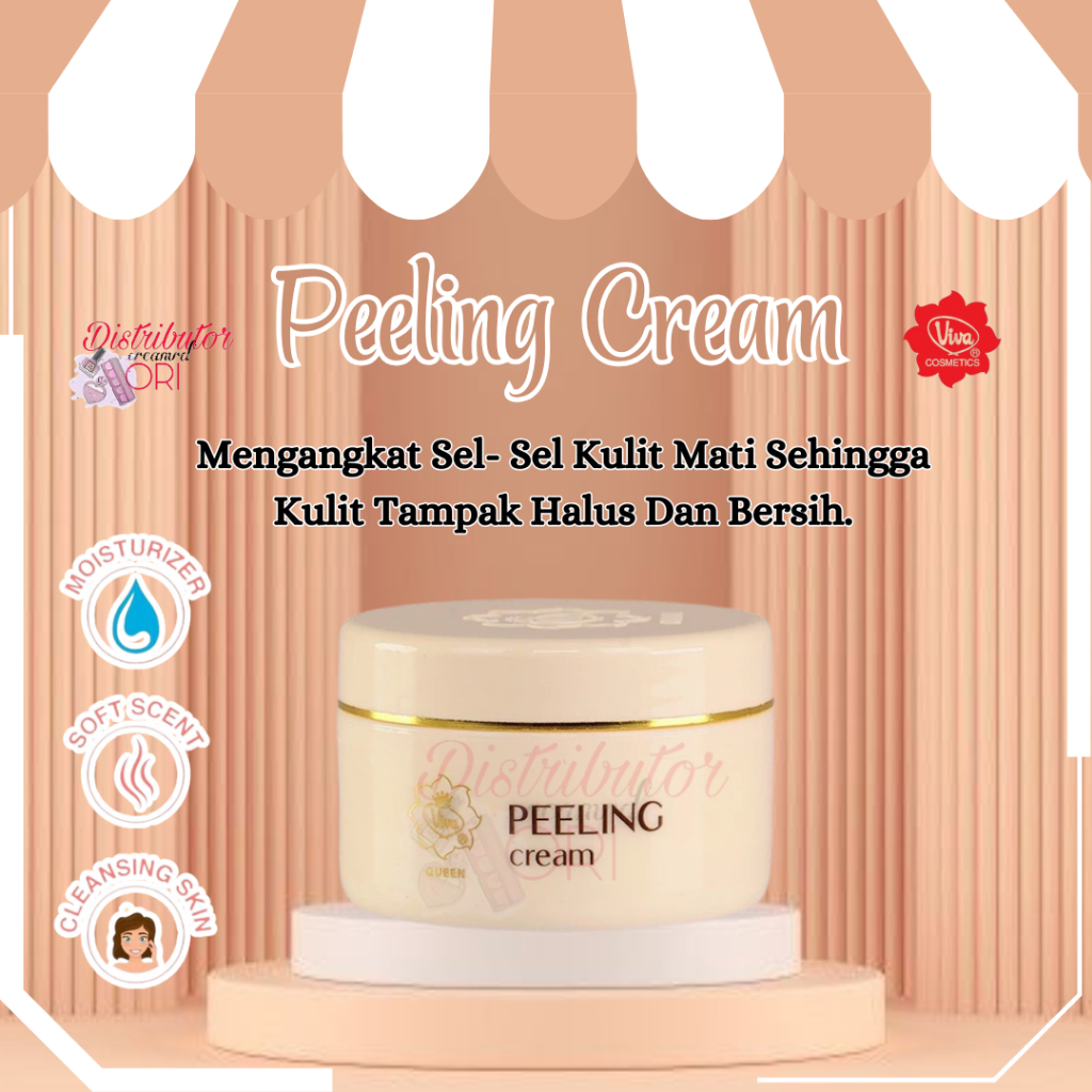 Viva Queen Peeling Cream 22gr  | BPOM