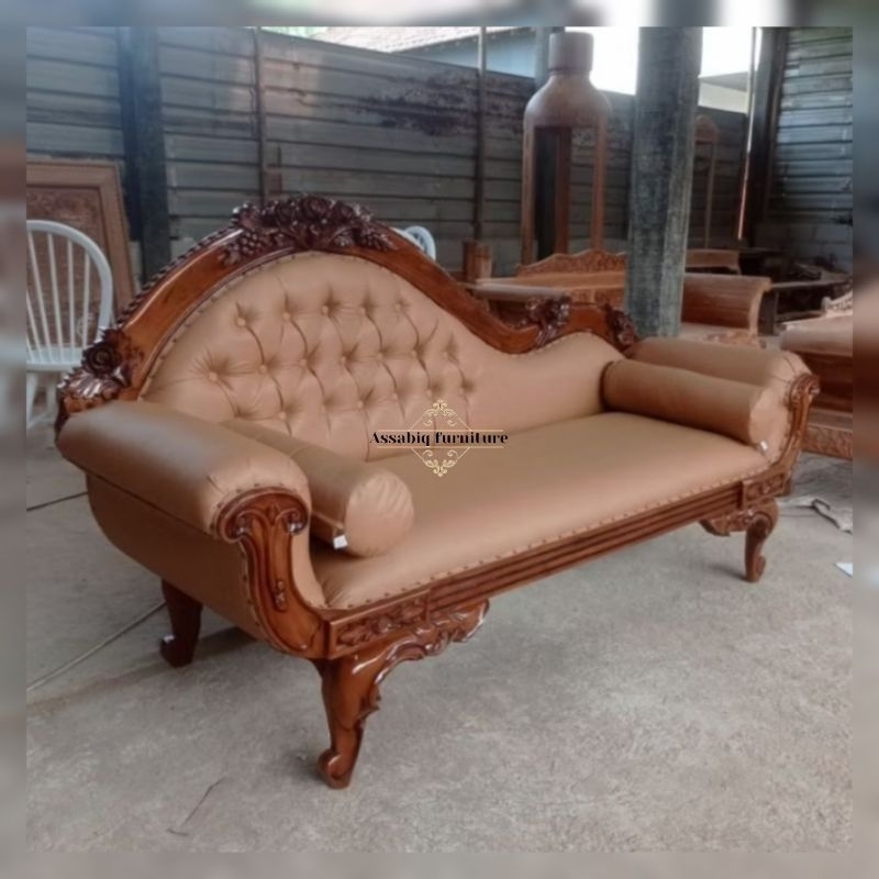 Sofa ukiran kayu jati mebel jepara - sofa santai kayu jati - sofa ukir mebel jepara