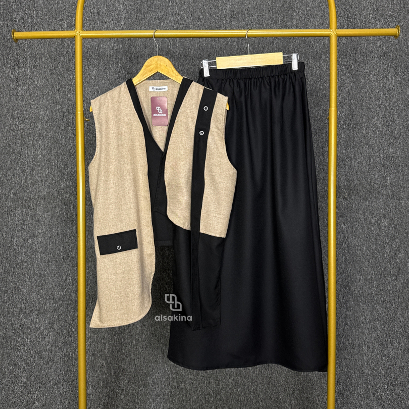 RB Zalina One Set Rok - Setelan Wanita - Setelan Kekinian - Setelan Rok Wanita - One Set Wanita
