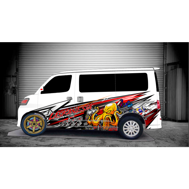 STIKER DECAL GRANDMAX BLINDVAN LUXIO APV AVANZA DLL