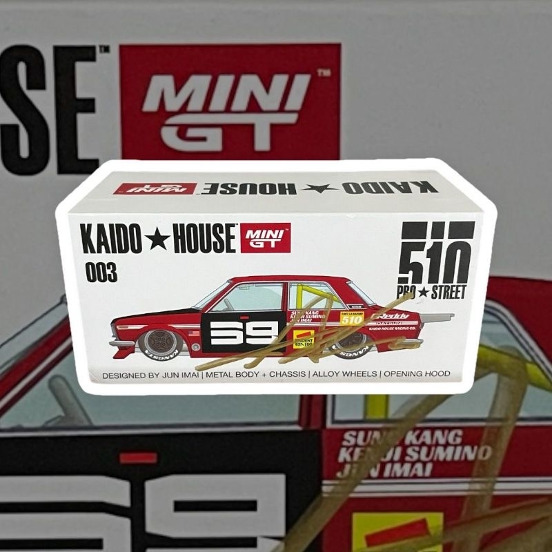 Mini GT Kaido House Datsun 510 003 Sign