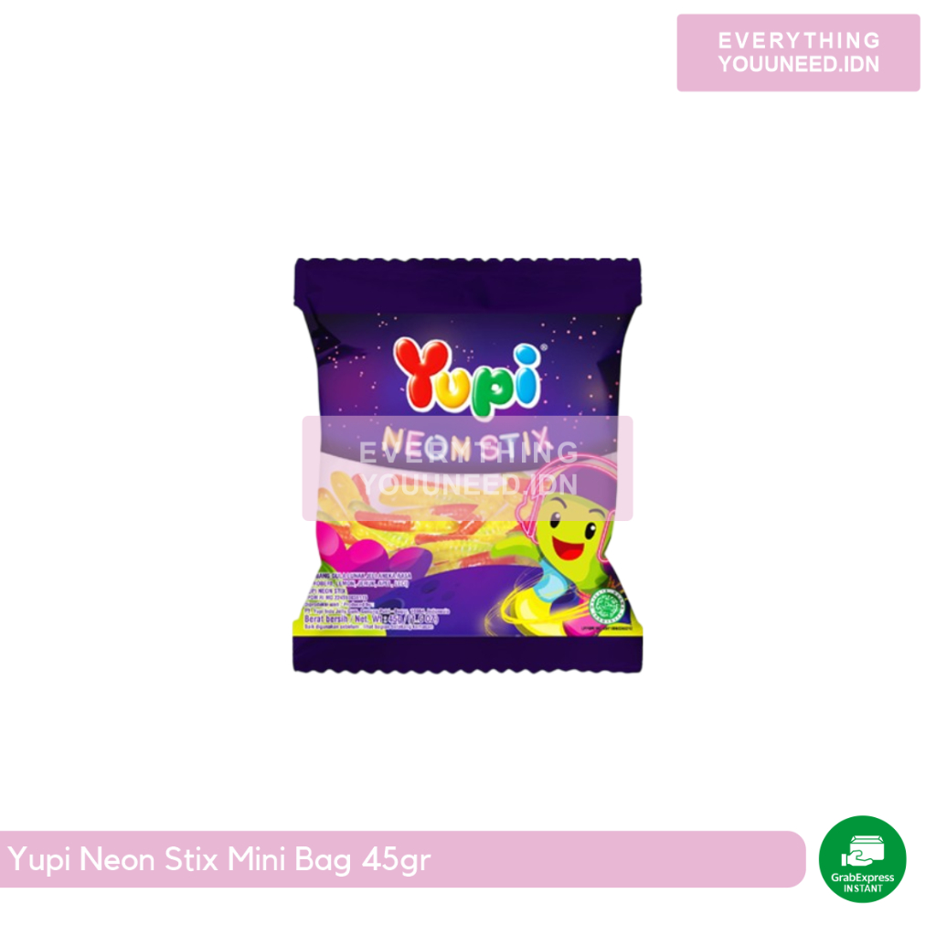 

Yupi Neon Stix Mini Bag 45gr