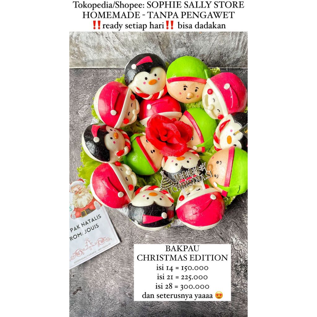 

Bakpau Tampah Santa Hampers Christmas / Natal Edition LIMITED