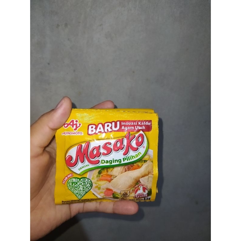 

MASAKO kaldu bubuk kaldu ayam sapi jamur 9gr x 12 (1 renteng)