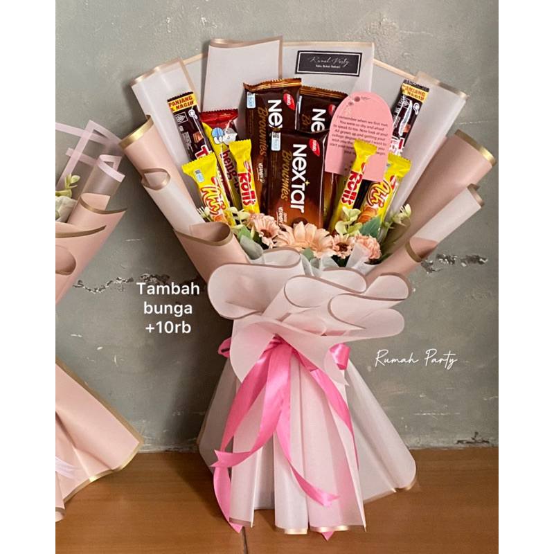 

NOB Buket Snack Murah / Buket Coklat Silverqueen