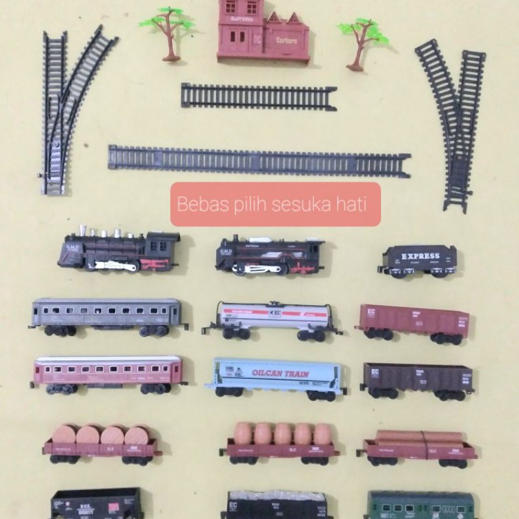 Garansi Tidak Rusak Mainan Kereta Api  Rail King Accesories  Gebong Rel Lurus Lengkung  MKA1  Tipe 1