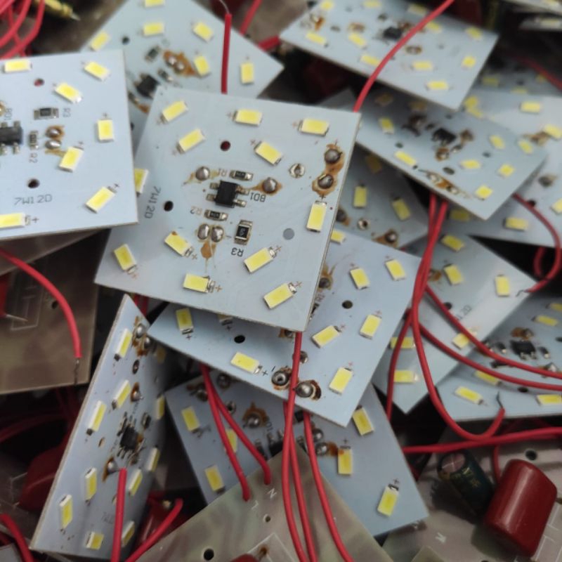 Pcb Lampu LED 18watt 15watt 12watt s/d 7watt kondisi Menyala Watt Campur