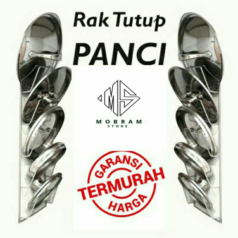 RAK TUTUP PANCI GANTUNG NEMPEL DINDING / RAK PIRING