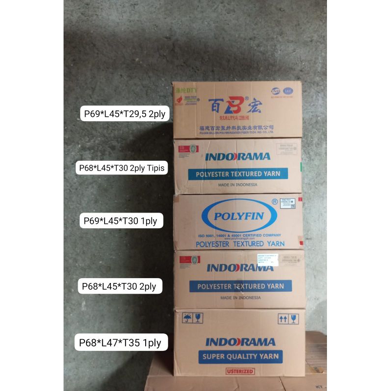 

Kardus packing P69 L45 T30 2ply