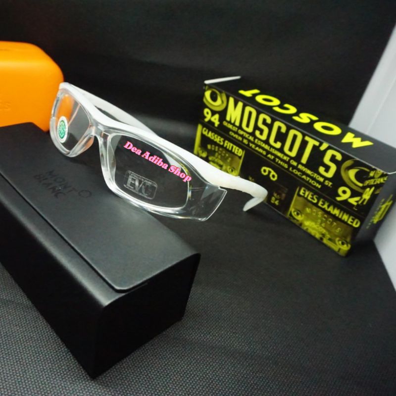 Kacamata Safety Evo3015CL Lensa Putih Anti Debu Frame Optik Premium