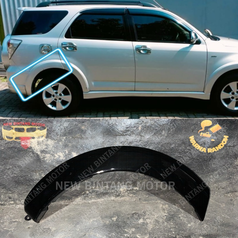 Over fender toyota rush terios belakang kanan 2008 2015 original