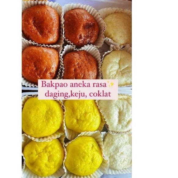 

Bakpao / Bakpau Empuk Aneka Rasa