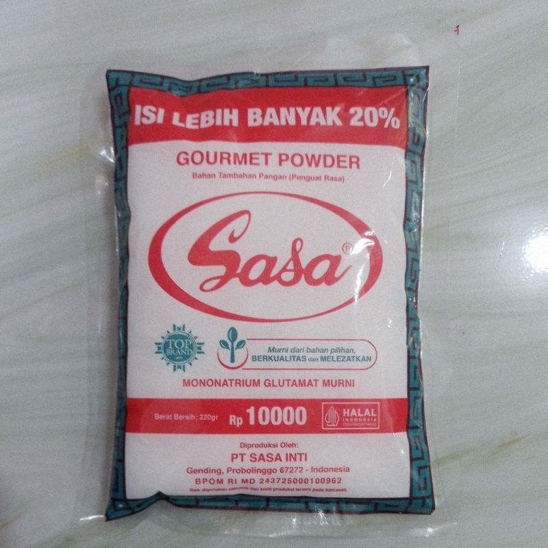 

Sasai Gourmet Powder Isi Lebih Banyak 20%