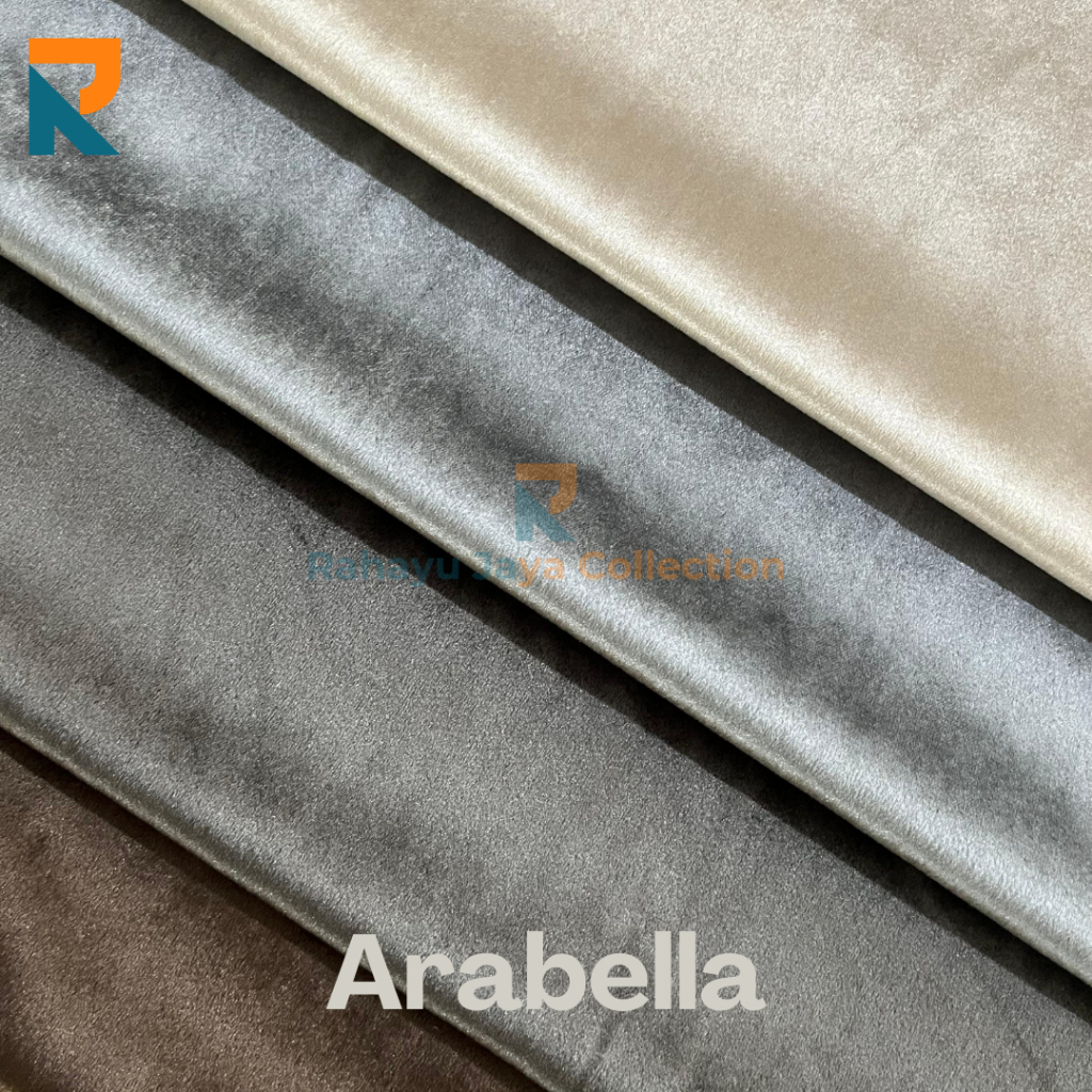 Kain Bludru Halus/Kain Arabella/Kain Velvet Tebal Halus Regency/Kain Regency/Kain Sofa Mengkilap (Jo
