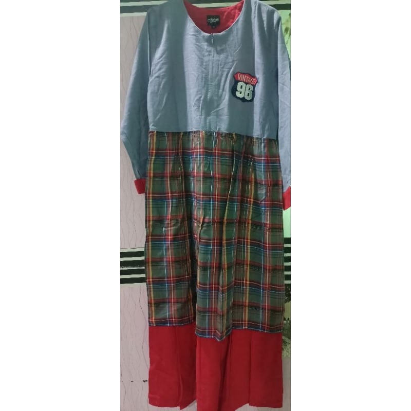 preloved gamis maisun free scarf