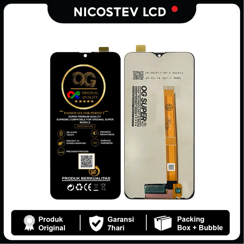 NICOSTEVLCD / OG LCD OPPO A5S / A7 / A12 OG ORI SUPER FULLSET TOUCHSCREEN