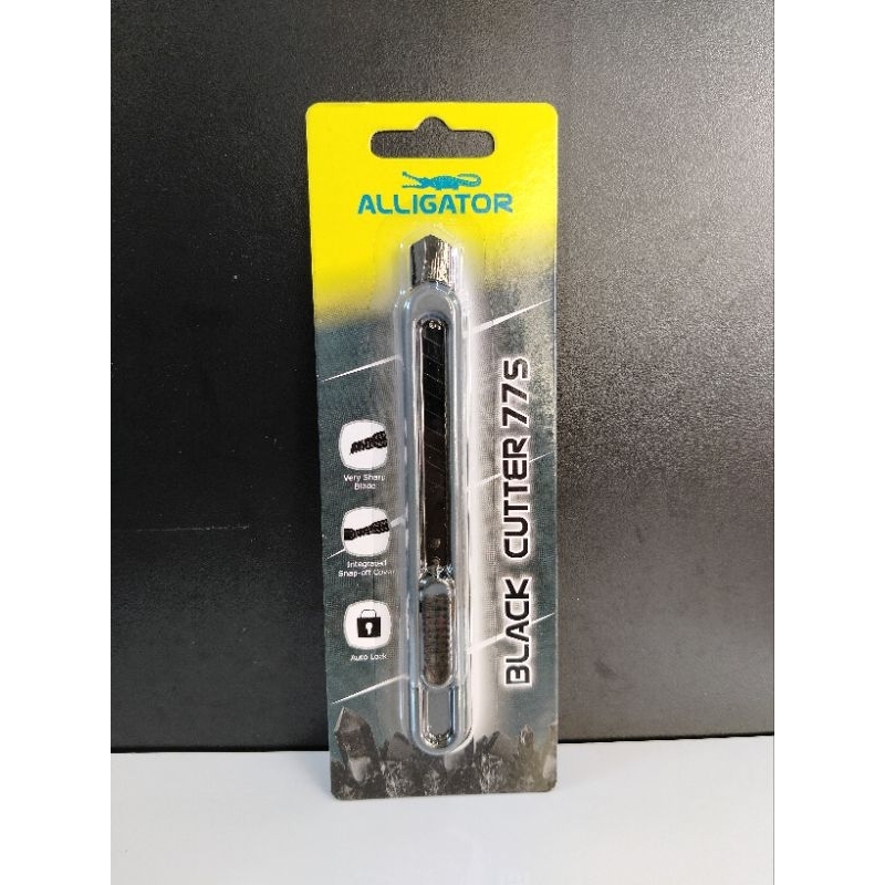 

Alligator Cutter Black 77 Small & Big / Pisau Cutter Hitam Kecil & Besar
