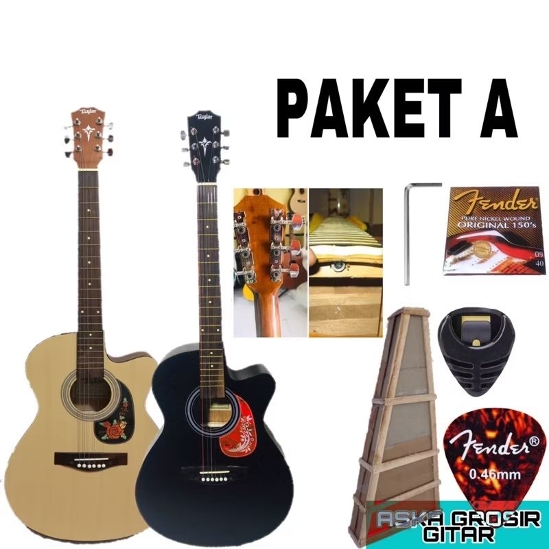 GitarTanam Besi # oringinal gitar apx custom paking kayu