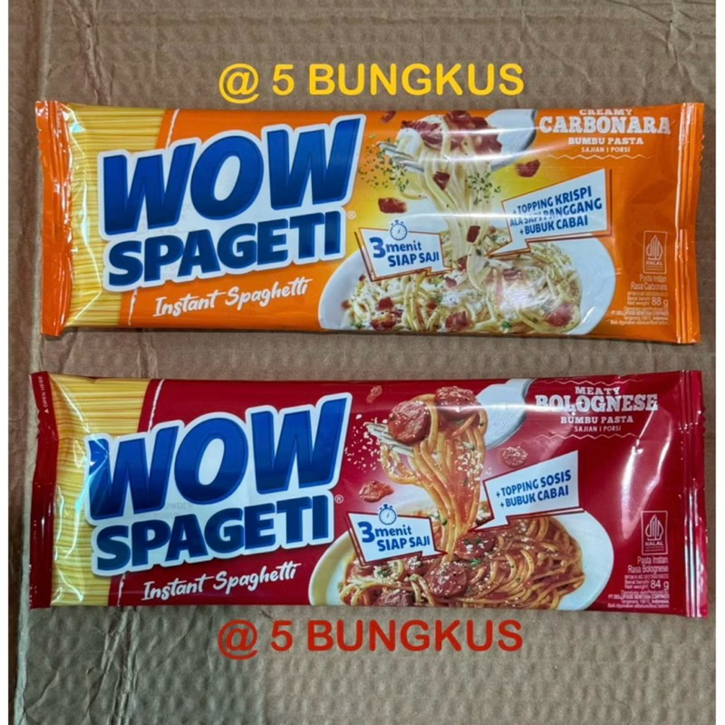 

WOW SPAGETI - Instant Spaghetti ( satu paket isi 10 bungkus )