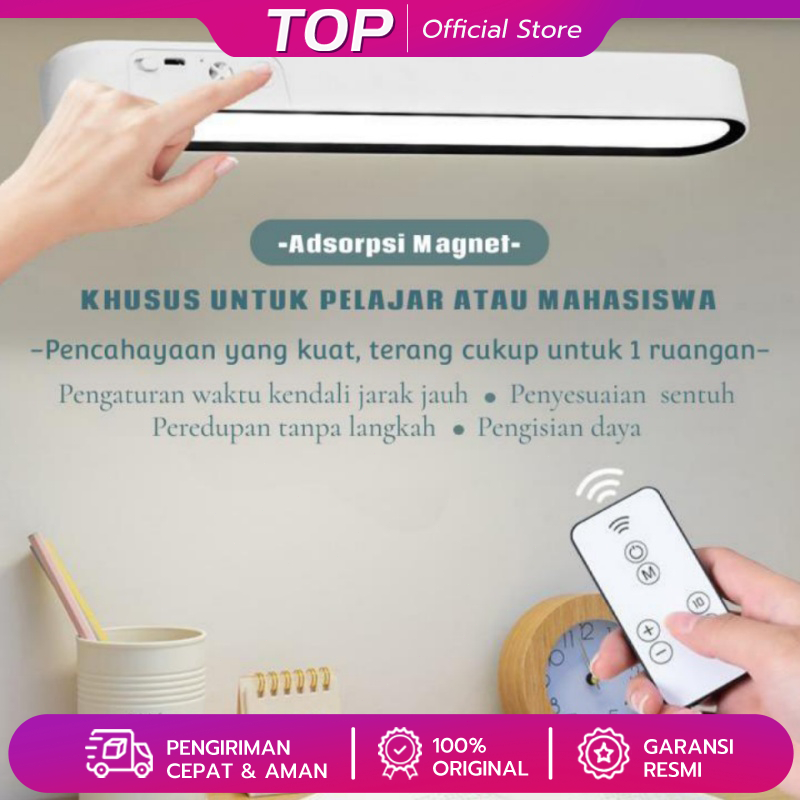 Lampu Gerak Magnetic Motion Stick Panjang LED Darurat Portable Lampu Belajar Tombol LED Dapat Disesu