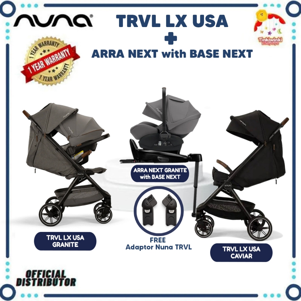 Nuna TRVL LX + Nuna Arra Next RB5