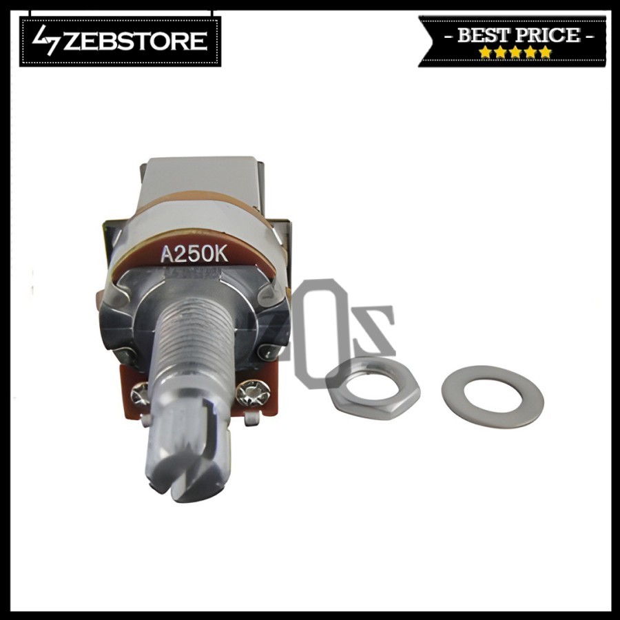 Potensio A-Plus Pushpull Push Pull Pengatur Volume Gitar Bass 250K