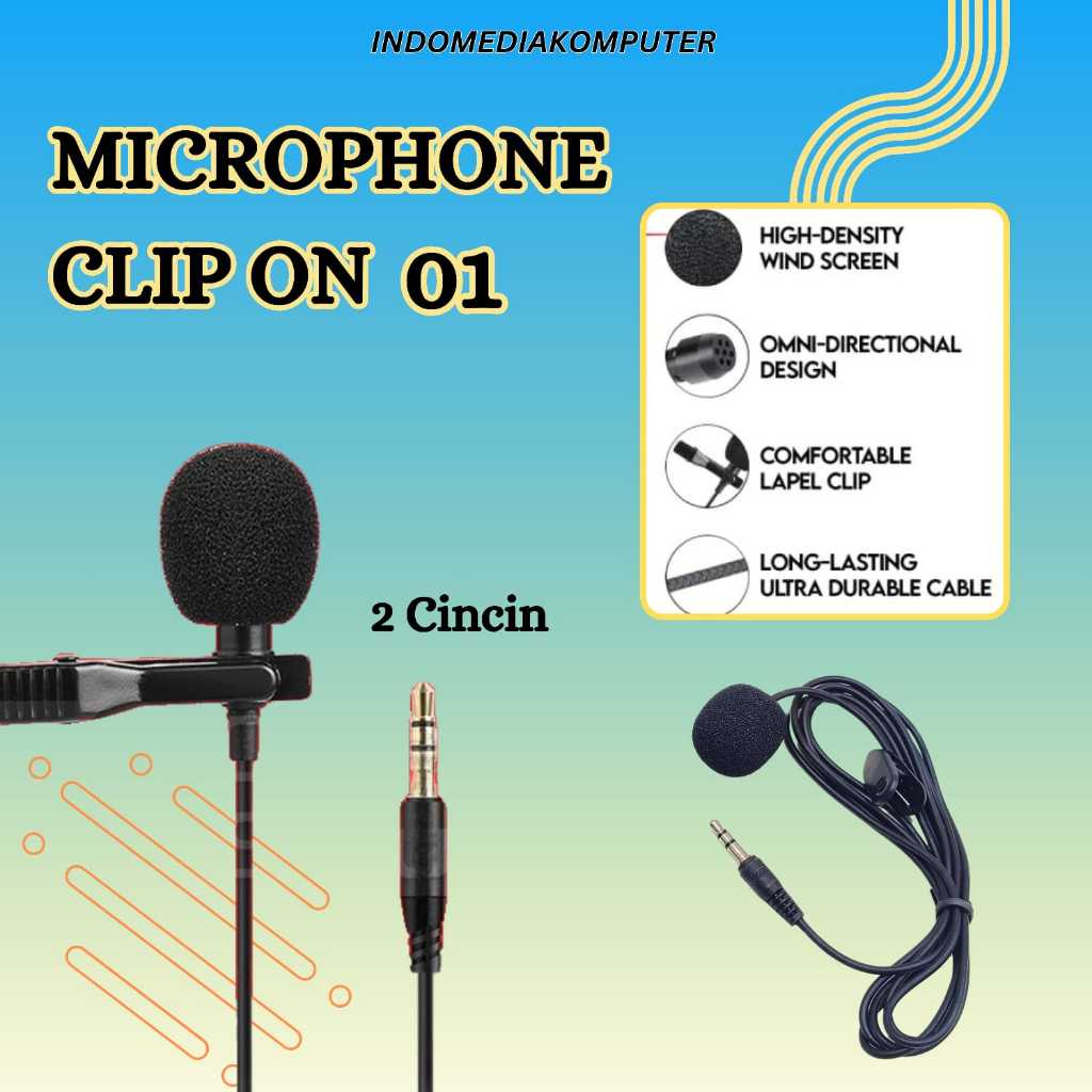 Microphone Clip On 01 Audio Microphone MV01 Clip On