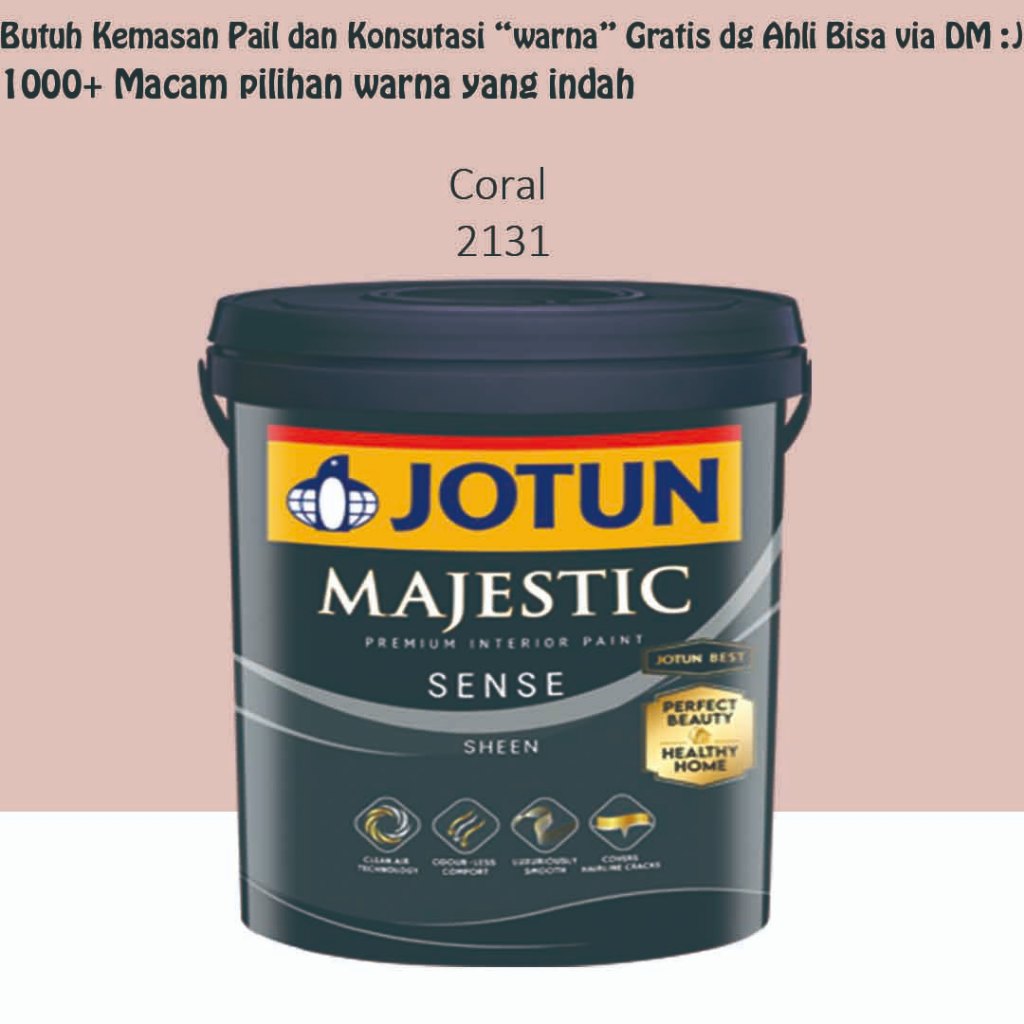 Jotun Majestic Sense 2.5L - Coral 2031 (Tinting)