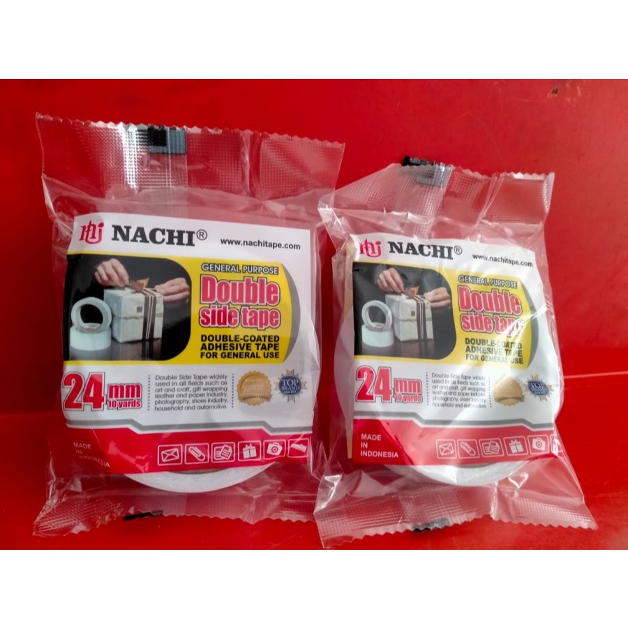 

NACHI DOUBLE TAPE 24MM 1 INCH / DOUBLE TAPE 1" - 24 MM NACHI