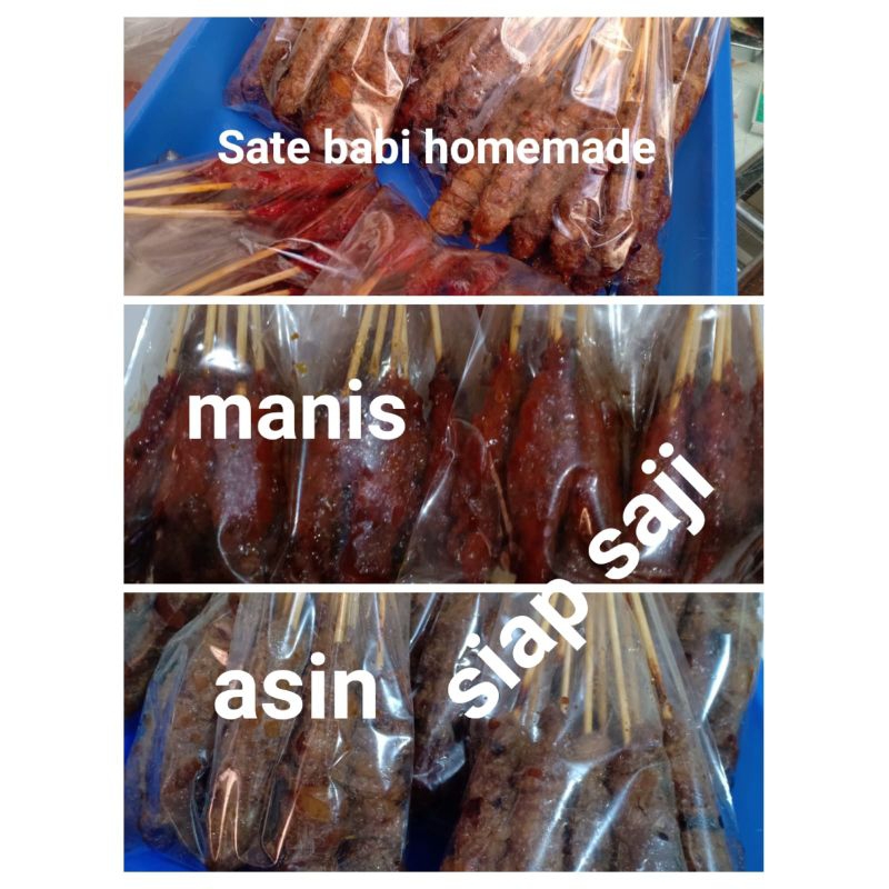 

Sate Babi Siap Saji 10 Tusuk Homemade