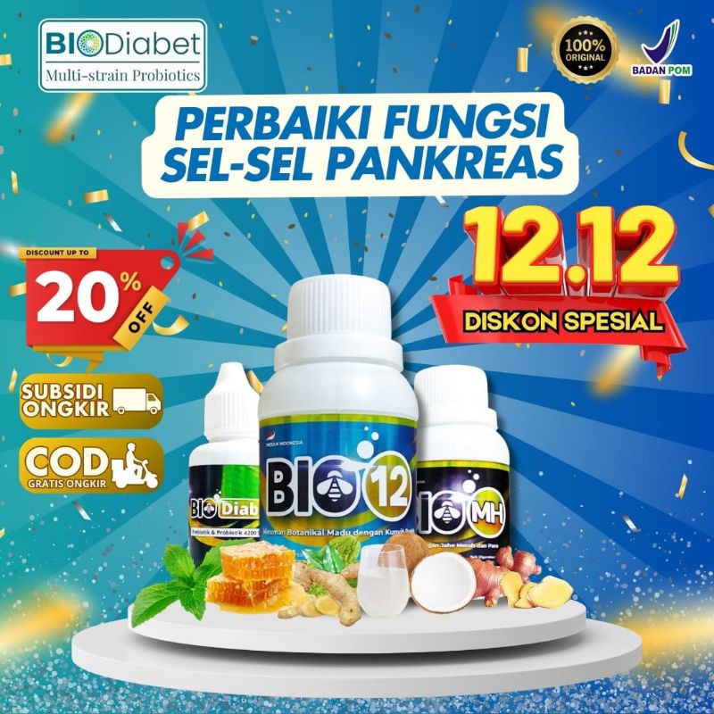 

Paket BioDiabet Multi-Strain Probiotics - Solusi Cerdas Untuk Meningkatkan Kinerja Pankreas dan Menyeimbangkan Gula Darah