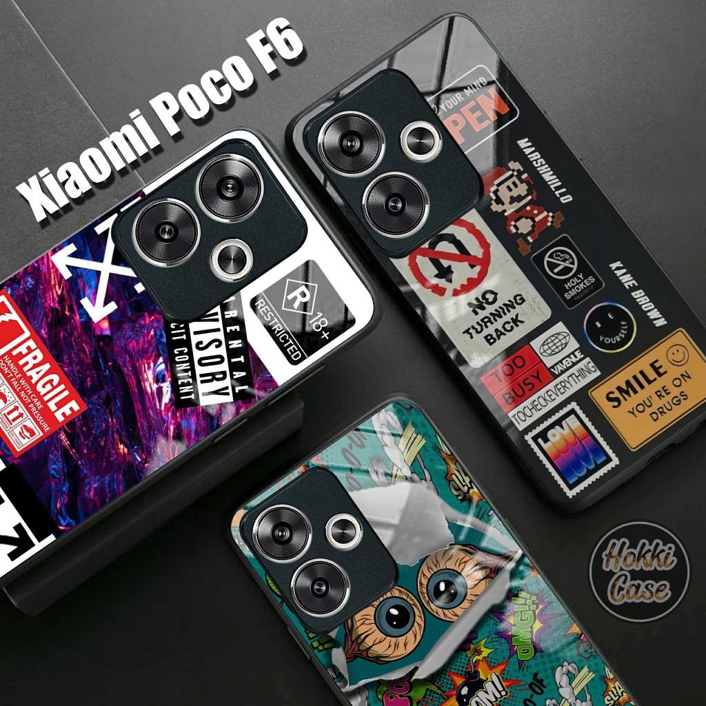 Case Poco F6 - Softcase Glass Poco F6 Premium - Casing Poco F6 - Silikon Poco F6 - Softcase F6 [473H