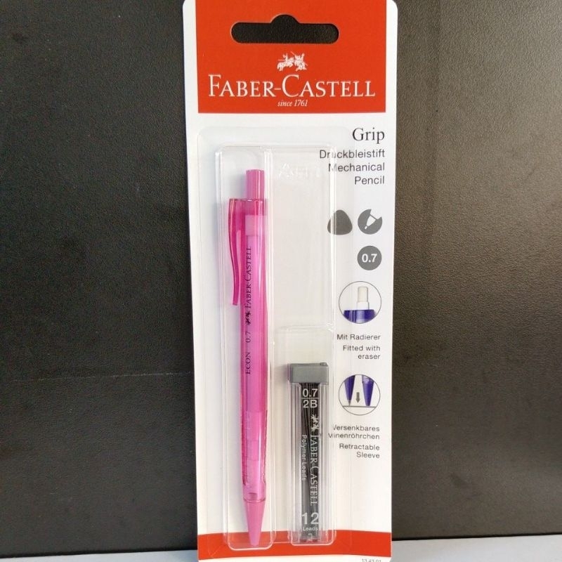 

Faber-Castell Pensil Mekanik + Refill Set Grip Econ 0.7 mm / Pensil Mekanik + Refill 0.7