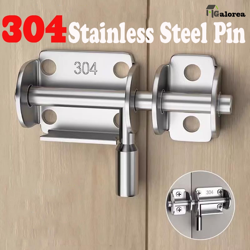 Galorea Grendel Slot Pintu Stainless Steel Kamar Mandi Lemari Tebal