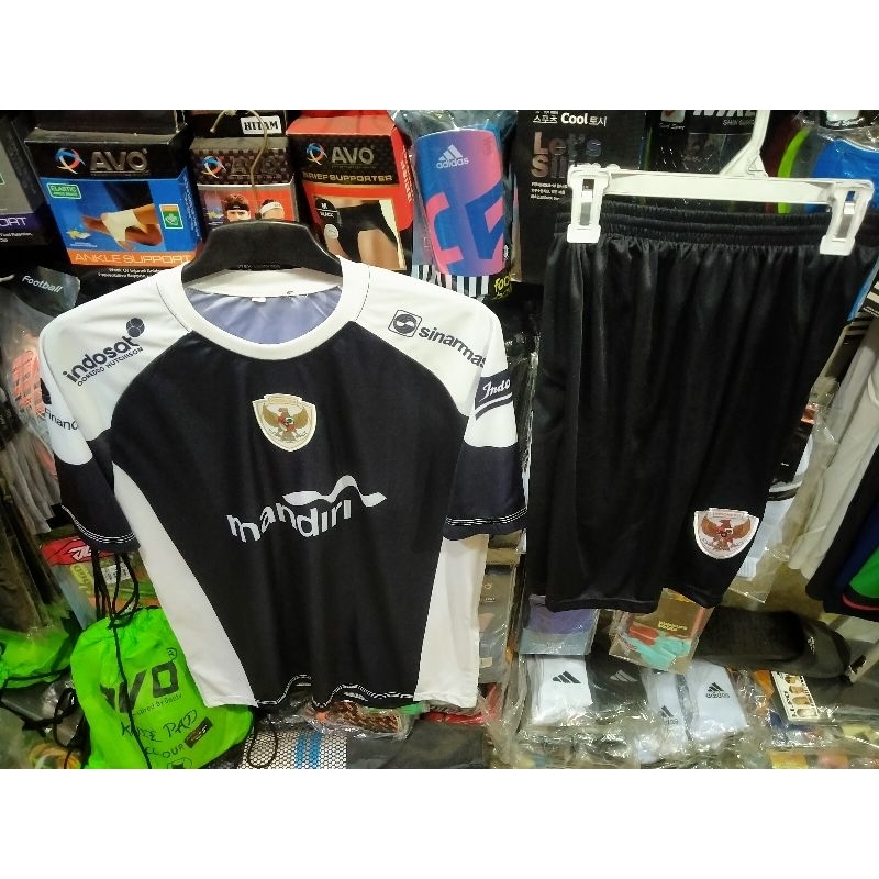 Setelan Timnas Indonesia Training Hitam Jersey Timnas Indonesia Latihan 2024 2025 Jersey latihan Tim
