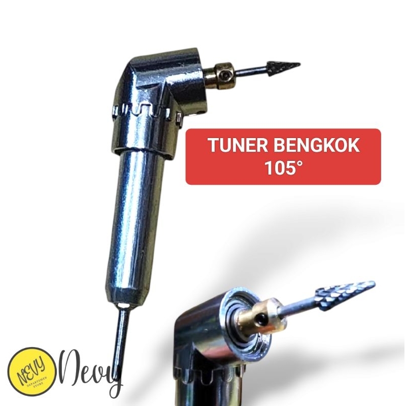 Sambungan kepala  tuner bengkok 105 Derajat